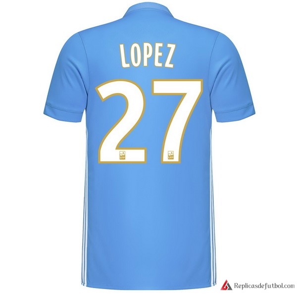 Camiseta Marsella Segunda equipación Lopez 2017-2018